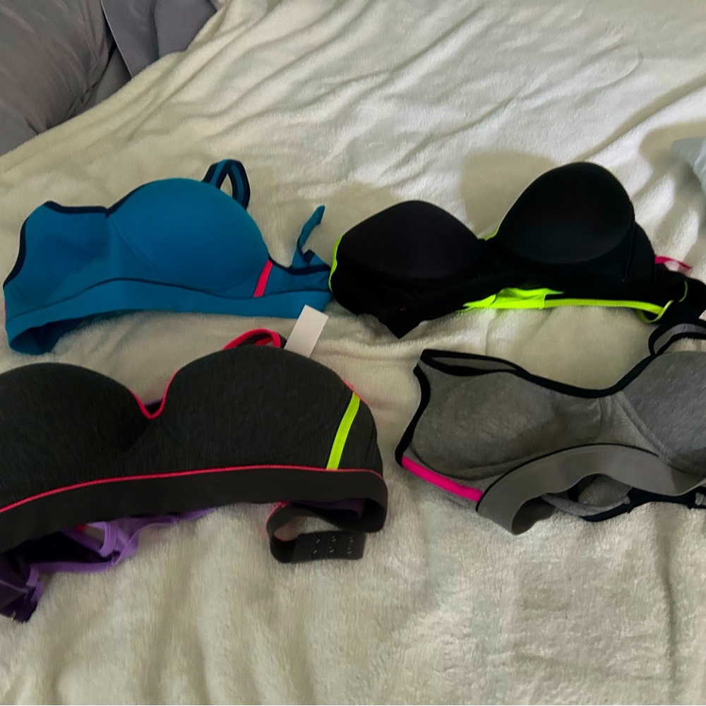 Sports bras.